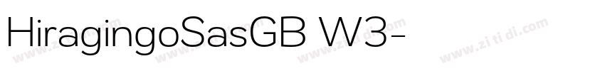 HiragingoSasGB W3字体转换